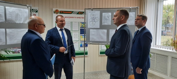 Министр транспорта и коммуникаций Алексей Ляхнович посетил Могилевскую область