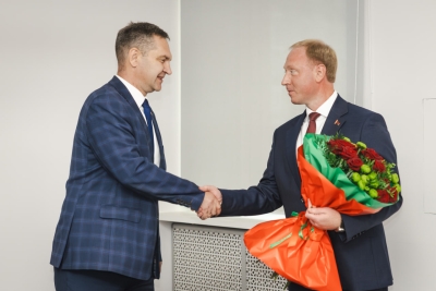 Алексей Ляхнович представил коллективу Минтранса нового заместителя Министра Сергея Мацукова