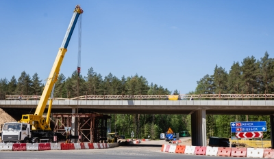 Реконструкция 15-километрового участка автомобильной дороги М-3 Минск – Витебск от Логойска до Плещениц близится к завершению