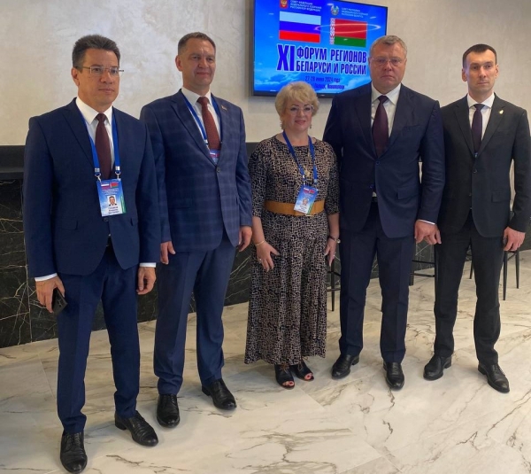 On the sidelines of the XI Forum of Regions of Belarus and Russia, a meeting of delegations of the Ministry of Transport of Belarus and Astrakhan Region of the Russian Federation took place