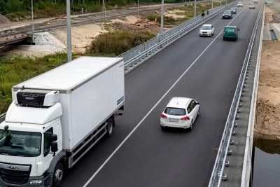 Открыто движение транспорта по мосту через Случь, расположенном на автодороге М-10 в Житковичском районе Гомельской области